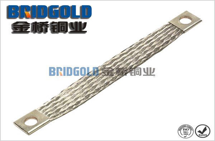 銅編織線軟連接(兩端壓銅管) 銅編織線軟連接(兩端壓銅管)